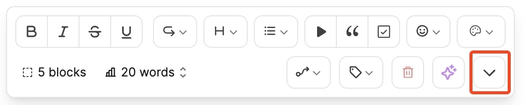 Action Menu