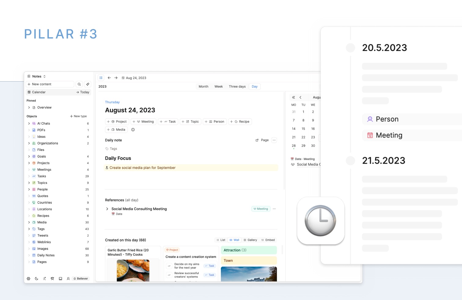 Pillar 3: Time-based note-taking